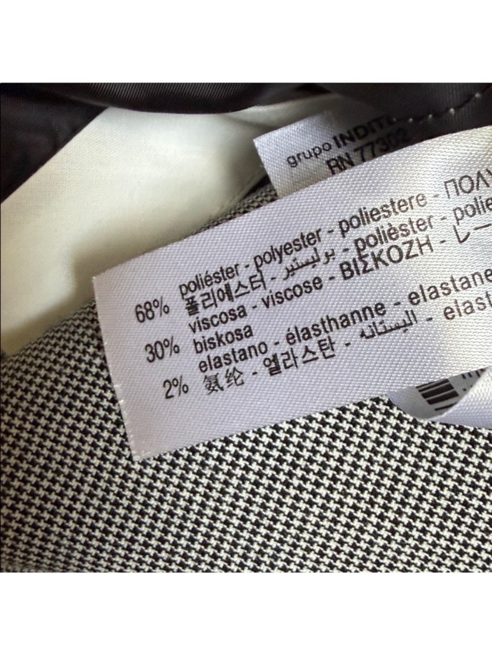 Nfs❌ZARA houndstooth ankle pants - Picture 2 of 7